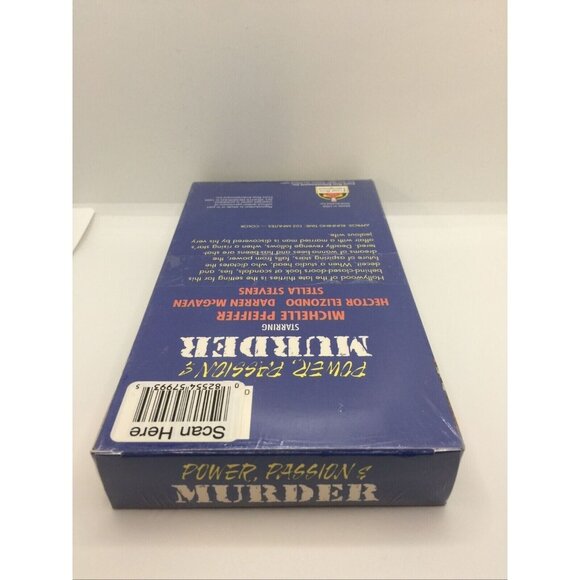 Power Passion & Murder VHS Michelle Pfeiffer Paul Bogart Sealed Video 1995 - Picture 5 of 12